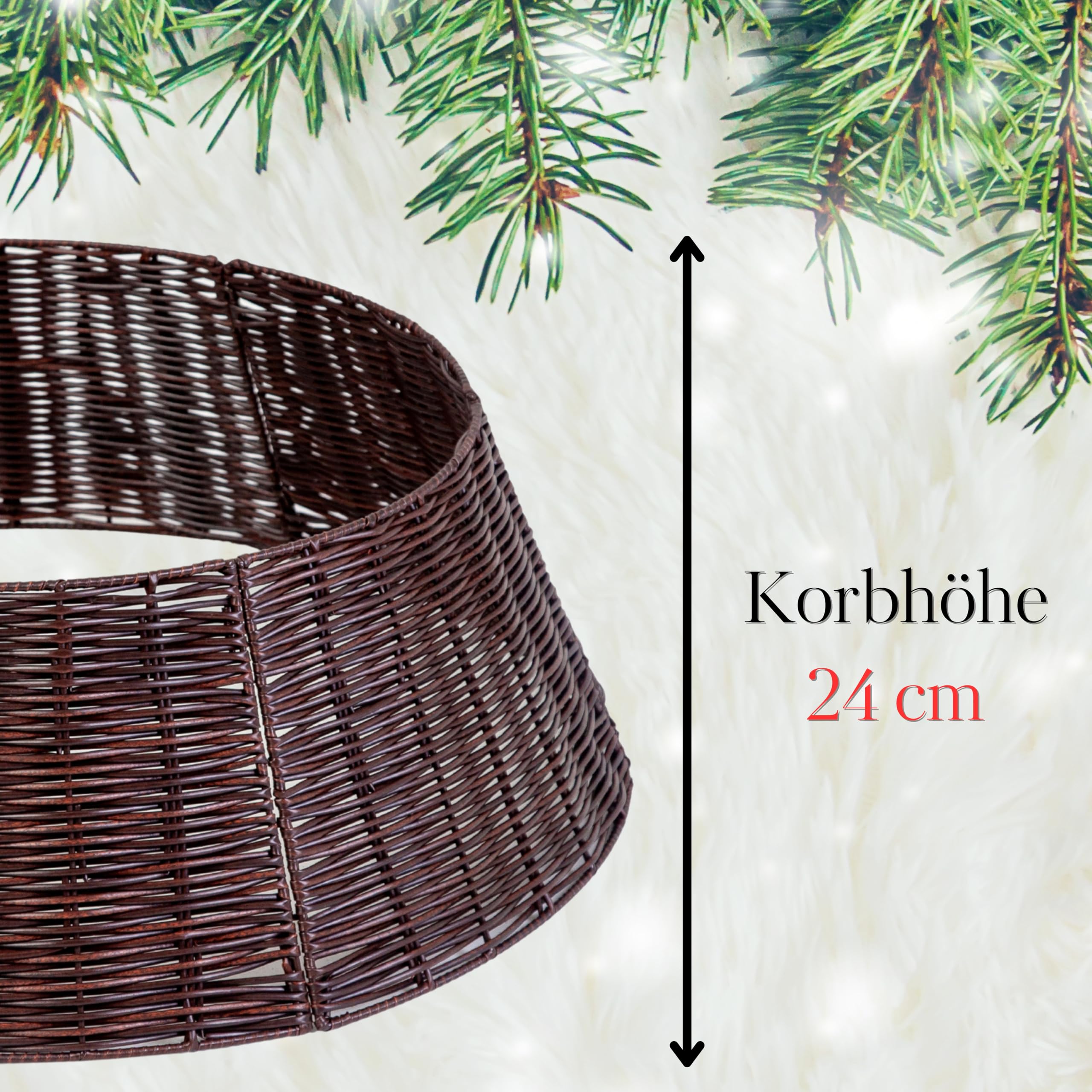 evexmas-zubeh-r-baumrock-66-cm-braun-geflochten-faltbar image 3