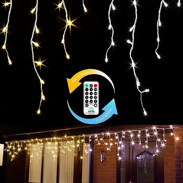 gresonic-eisregen-lichterkette-200-led-5m-dimmbar-9-modi image 1