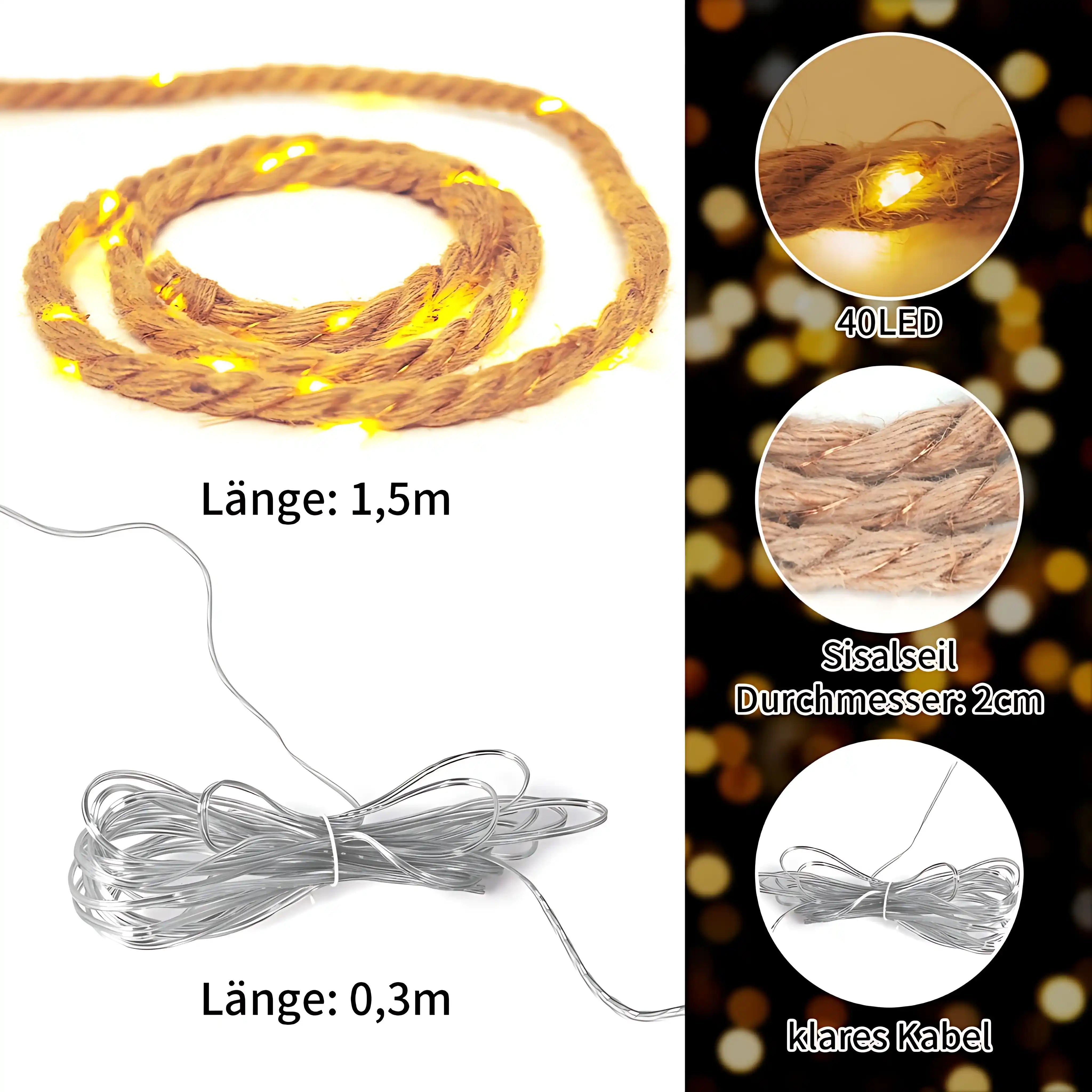 gresonic-seil-lichterkette-40-led-1-5m-warmwei-batterie-timer image 3