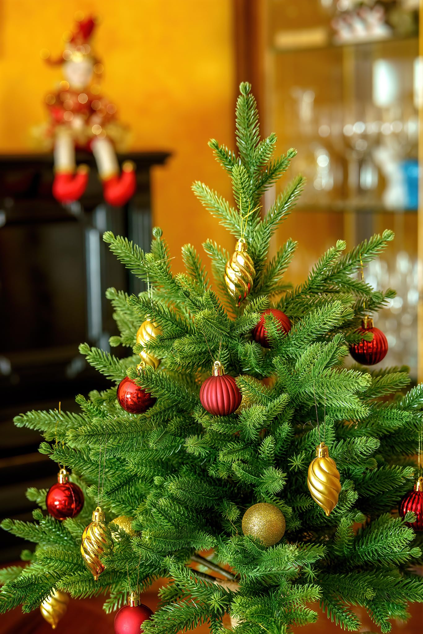 evexmas-zubeh-r-weihnachtskugeln-set-18-tlg-rot-gold-bruchsicher image 6