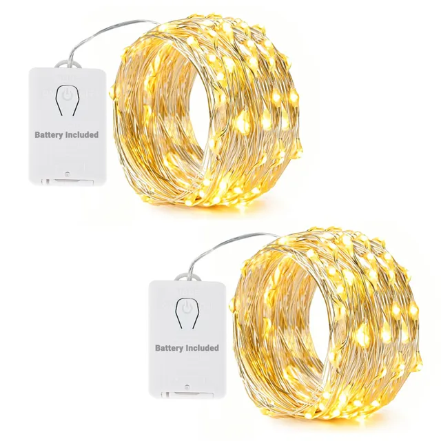 nexvin-christmas-lights-drahtlichterkette-2x6m-60-led-warmwei image 1