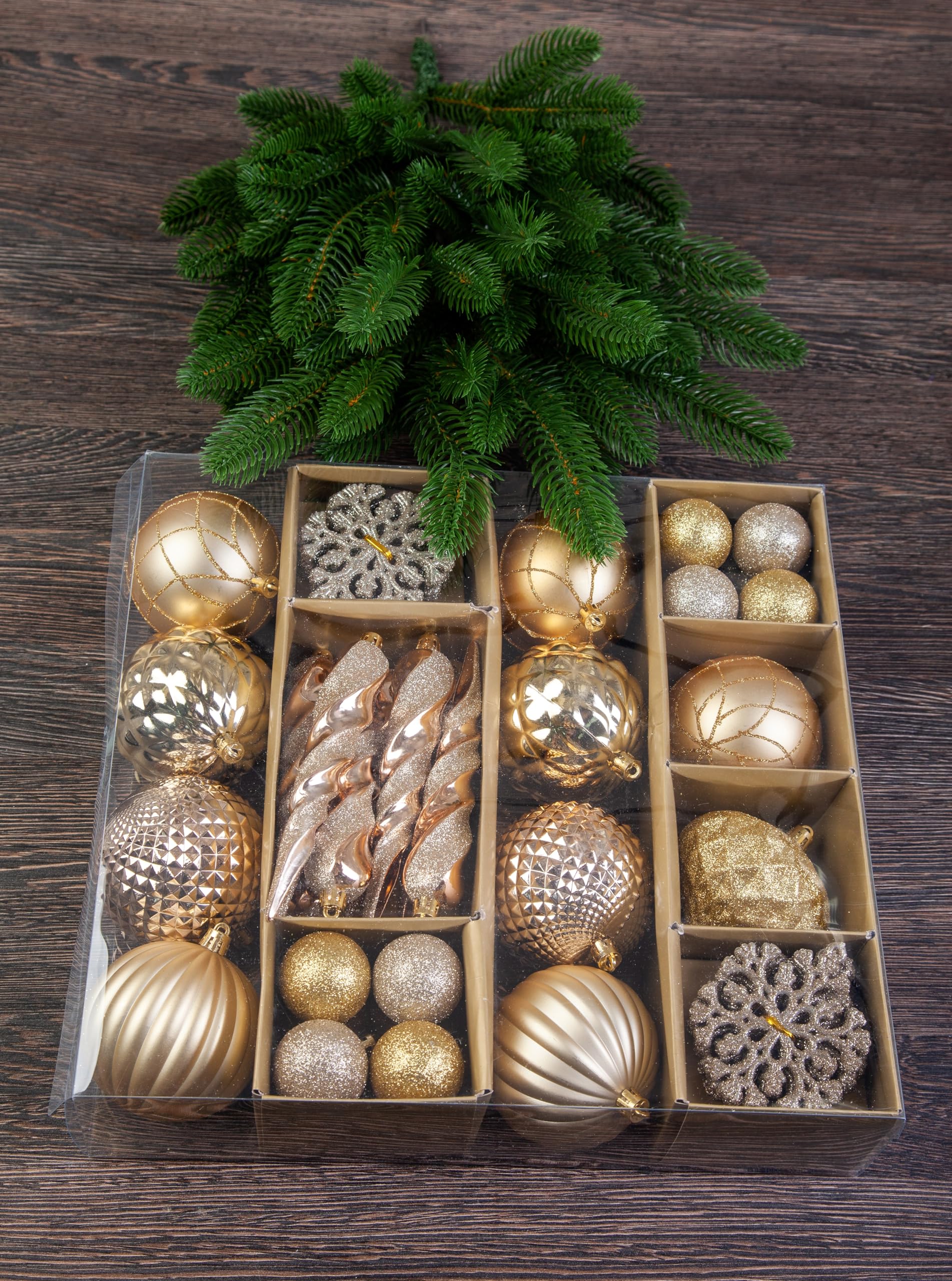 evexmas-schmuck-set-weihnachtskugeln-gold-50-teilig image 4