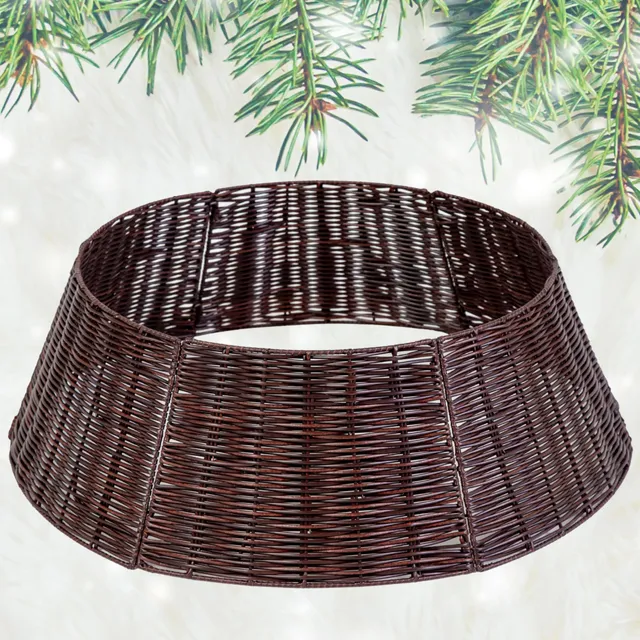 evexmas-zubeh-r-baumrock-66-cm-braun-geflochten-faltbar image 1