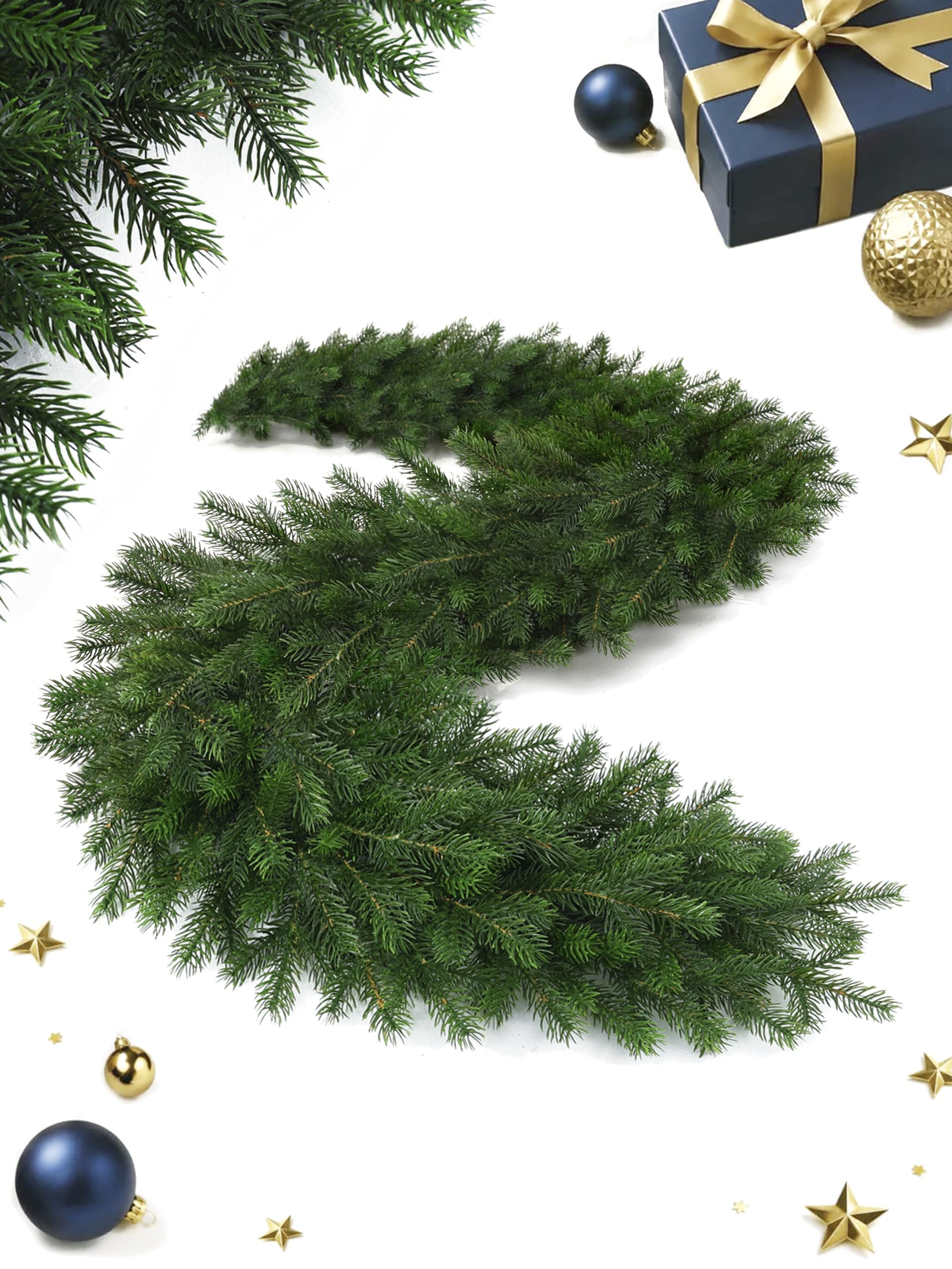 evexmas-altair-tannengirlande-k-nstlich-200-cm-ohne-led-wetterfest image 1