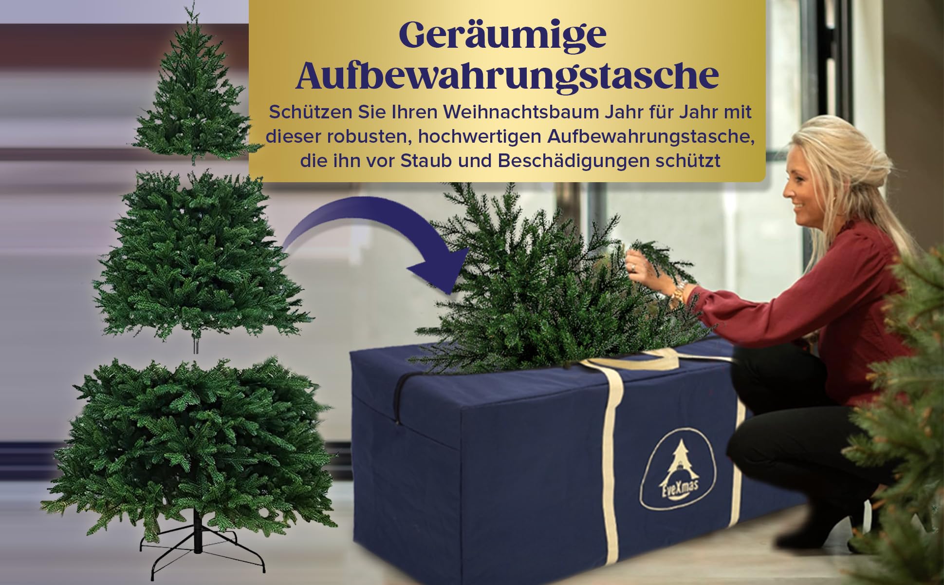 evexmas-adele-weihnachtsbaum-185cm-blau-pe-naturgetreu image 6