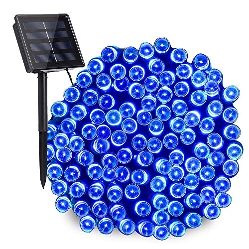nexvin-christmas-lights-lichterkette-solar-20m-blau-200-led image 8