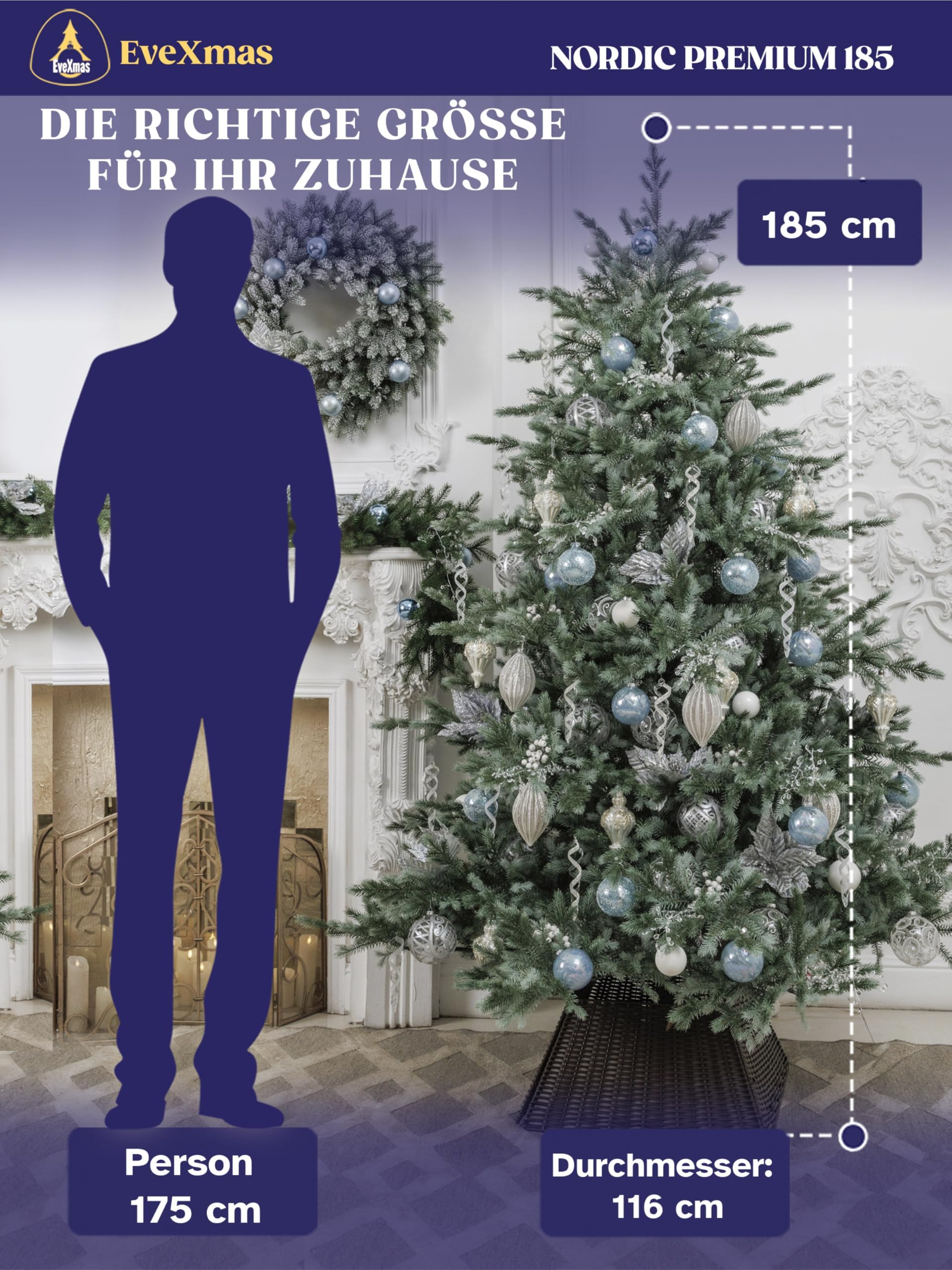 evexmas-nordic-pine-weihnachtsbaum-180cm-pe-wie-echt image 8