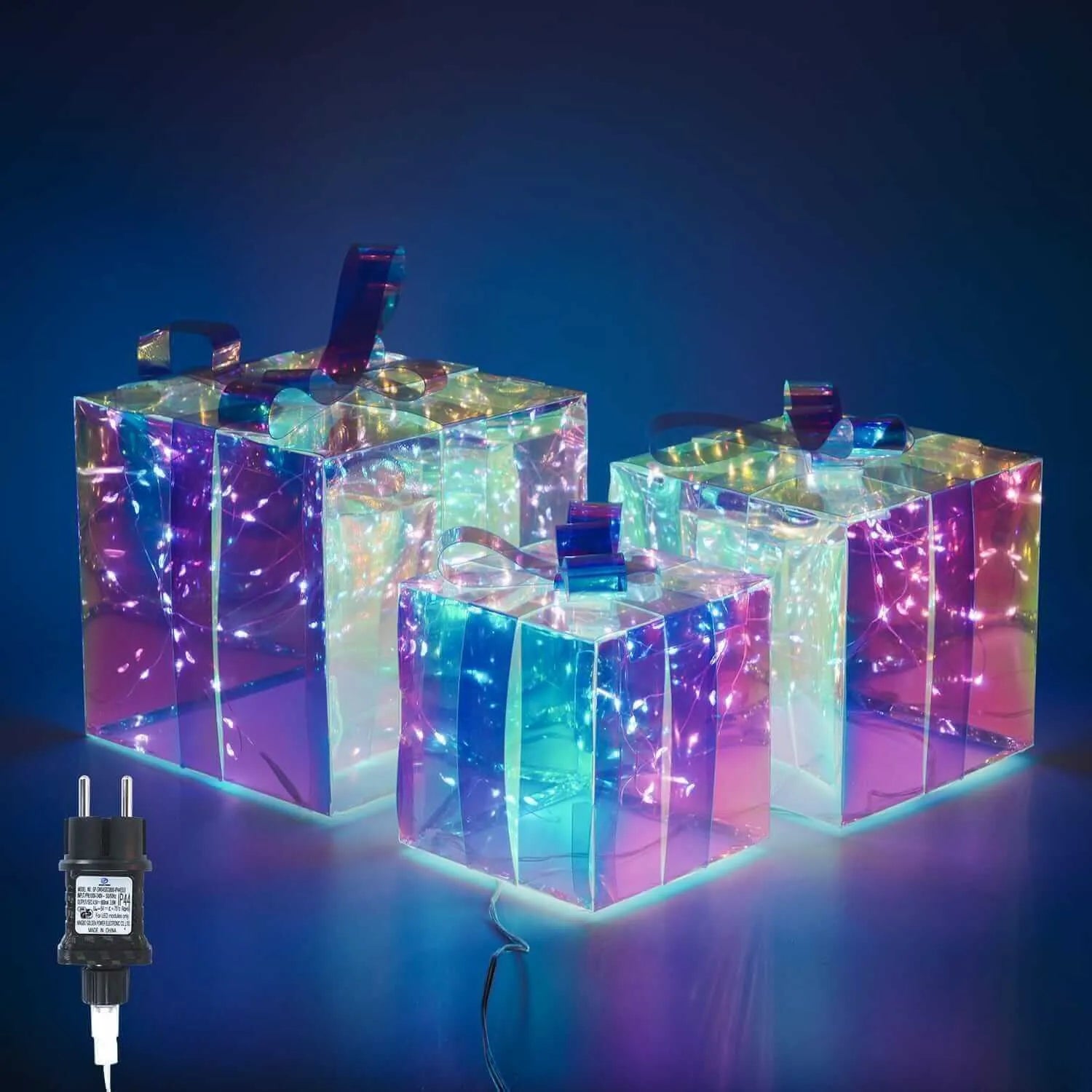 gresonic-led-lichterkette-160-led-3er-geschenkboxen-stecker image 2
