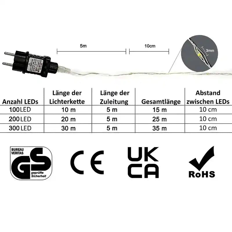 gresonic-led-mikro-lichterkette-100-led-warmwei-silberdraht image 6