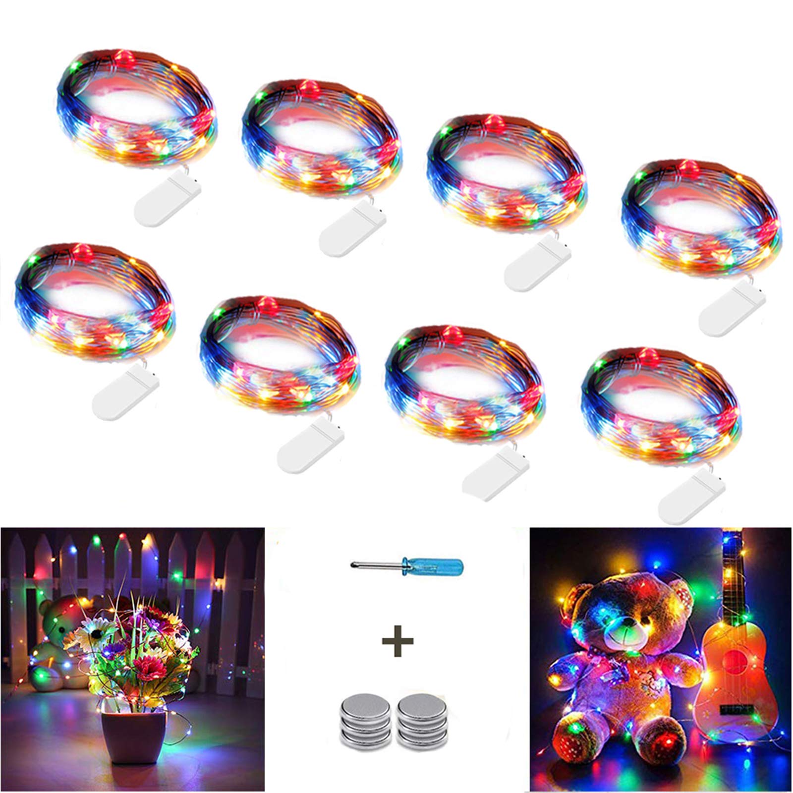 nexvin-christmas-lights-lichterkette-warmwei-8er-3m image 8