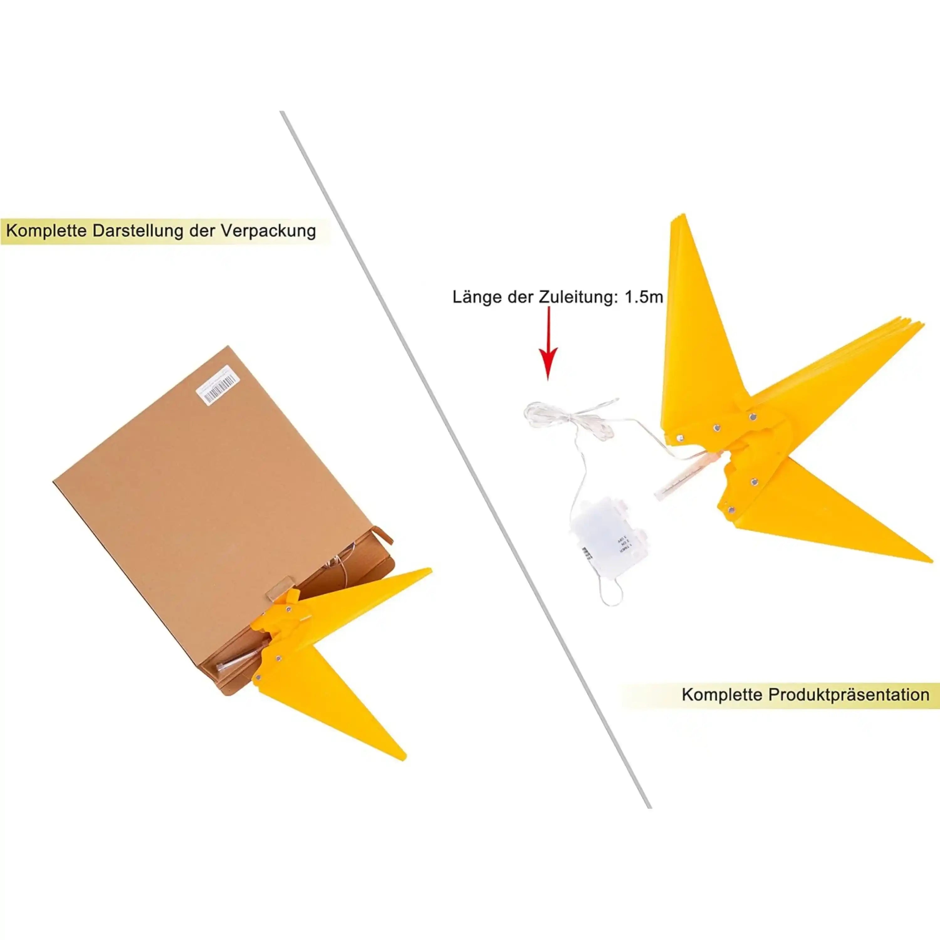 gresonic-weihnachtsstern-lichterkette-silber-10-led-60cm image 7