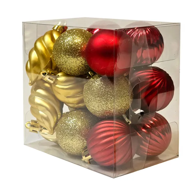 evexmas-zubeh-r-weihnachtskugeln-set-18-tlg-rot-gold-bruchsicher image 1