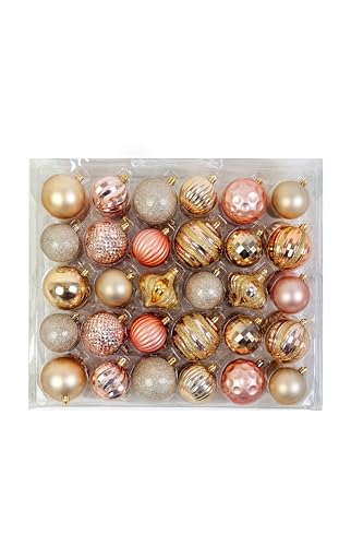 evexmas-zubeh-r-christbaumkugeln-60tlg-gold-rosa-6-7cm image 8