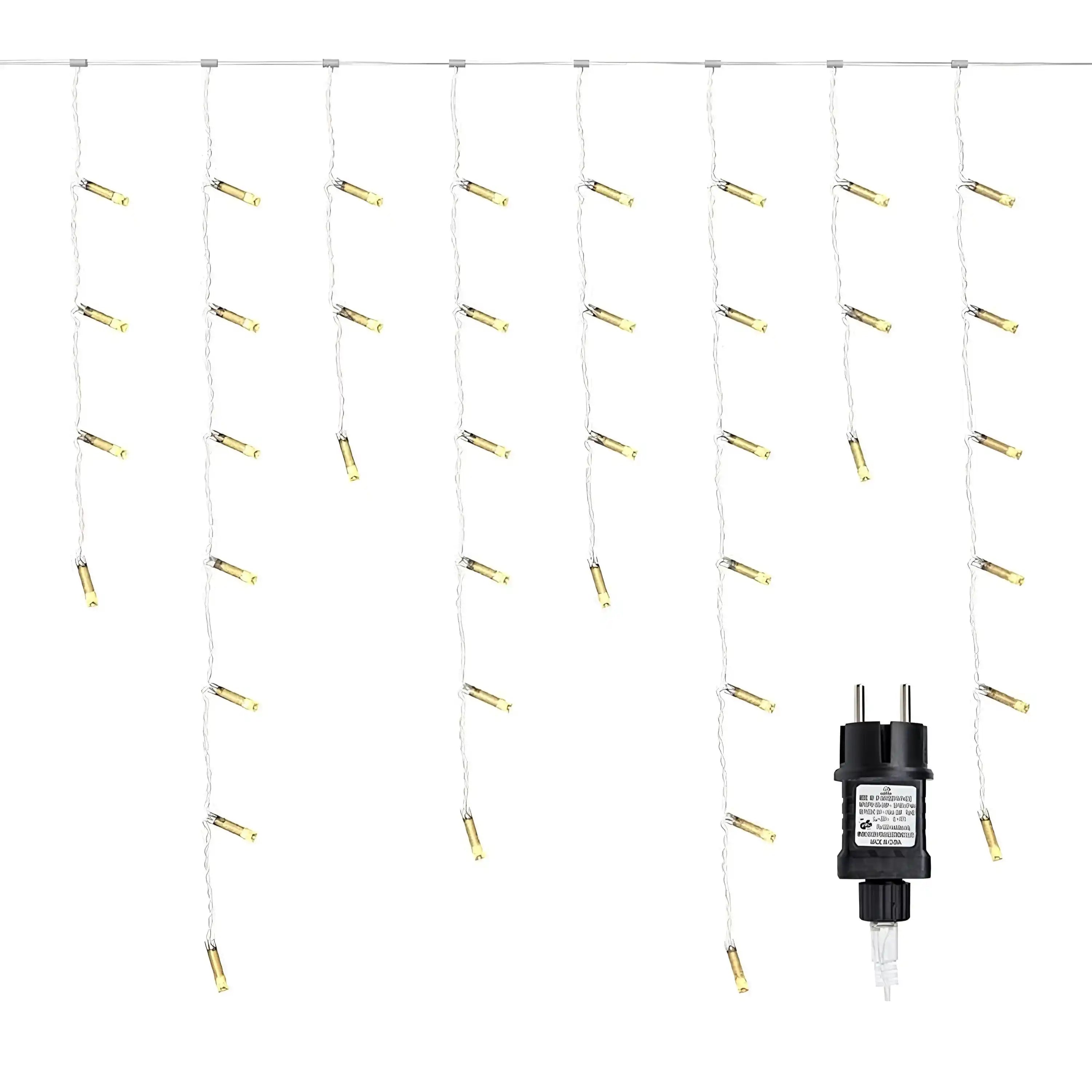 gresonic-eisregen-lichterkette-400-led-warmwei-20m image 1