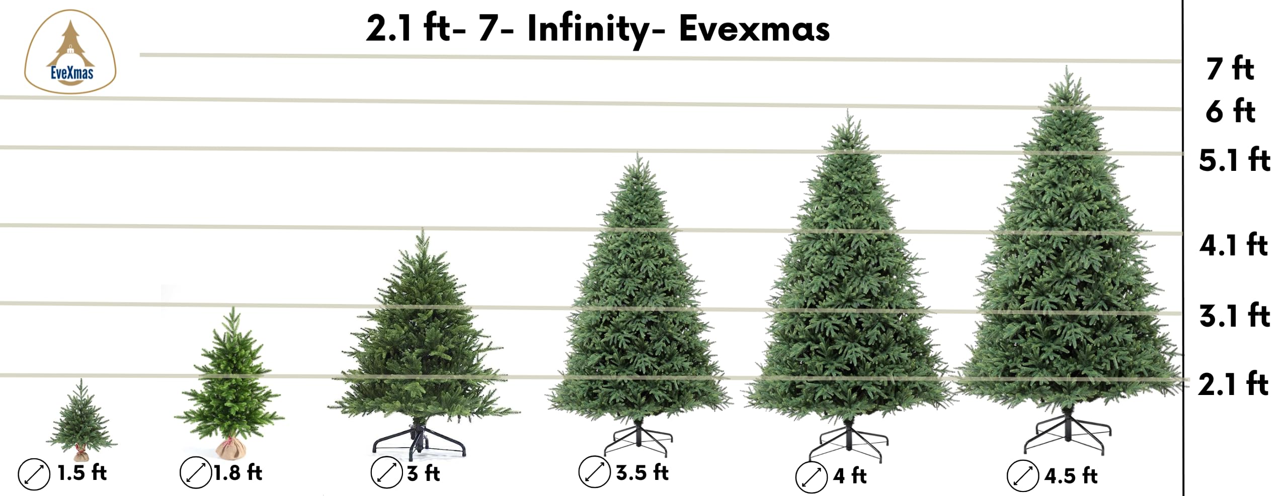 evexmas-infinity-90-cm-k-nstlicher-weihnachtsbaum-100-pe image 4