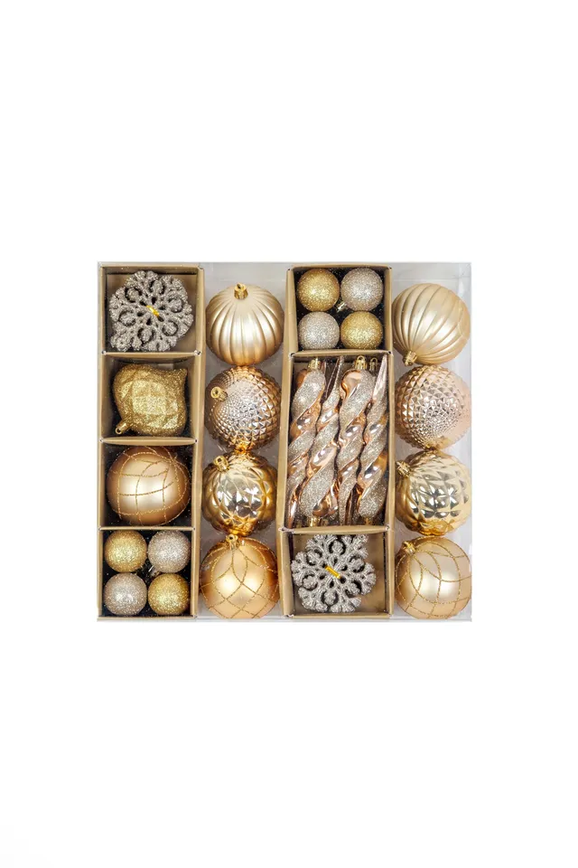 evexmas-schmuck-set-weihnachtskugeln-gold-50-teilig image 1