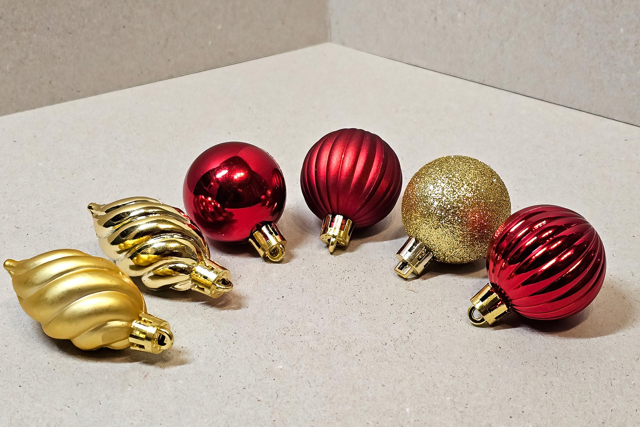evexmas-zubeh-r-weihnachtskugeln-set-18-tlg-rot-gold-bruchsicher image 4