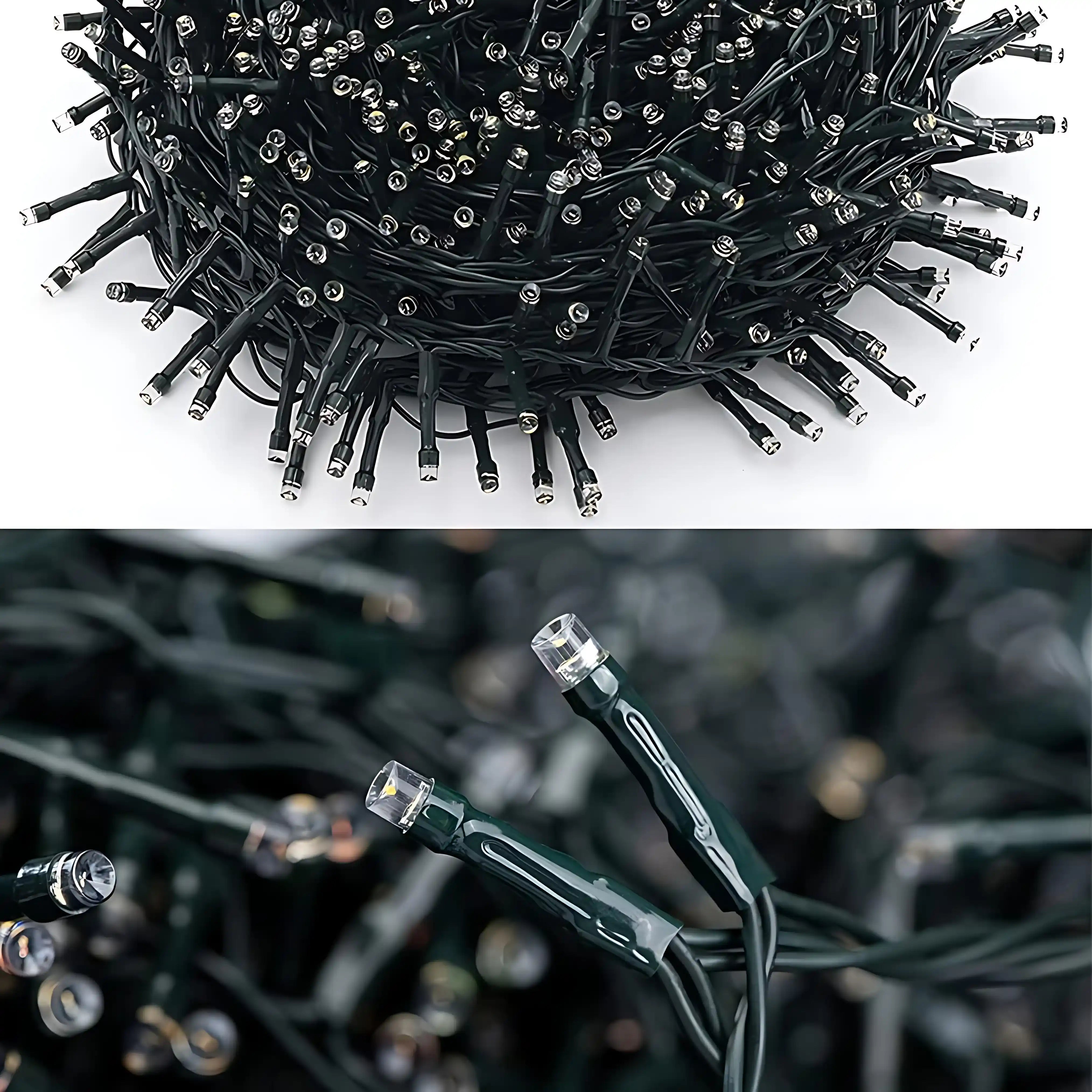 gresonic-cluster-lichterkette-1000-led-warmwei-dauerlicht image 3