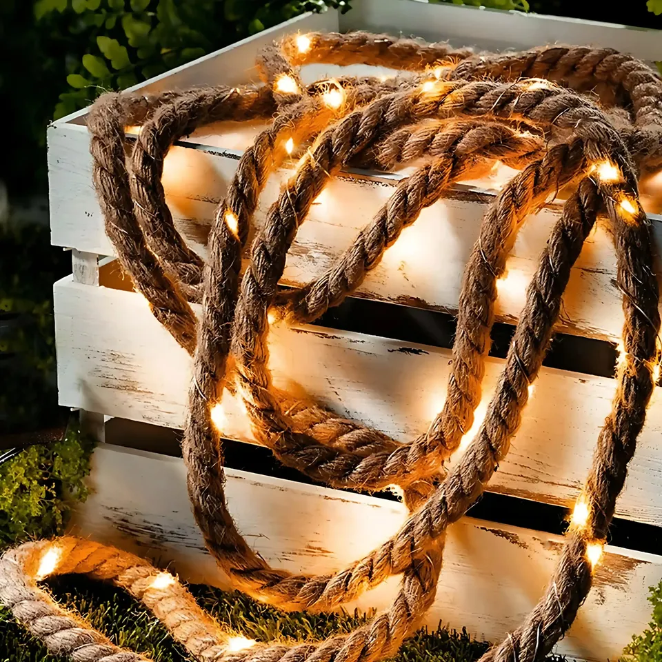 gresonic-seil-lichterkette-80-led-6m-warmwei-jute image 1