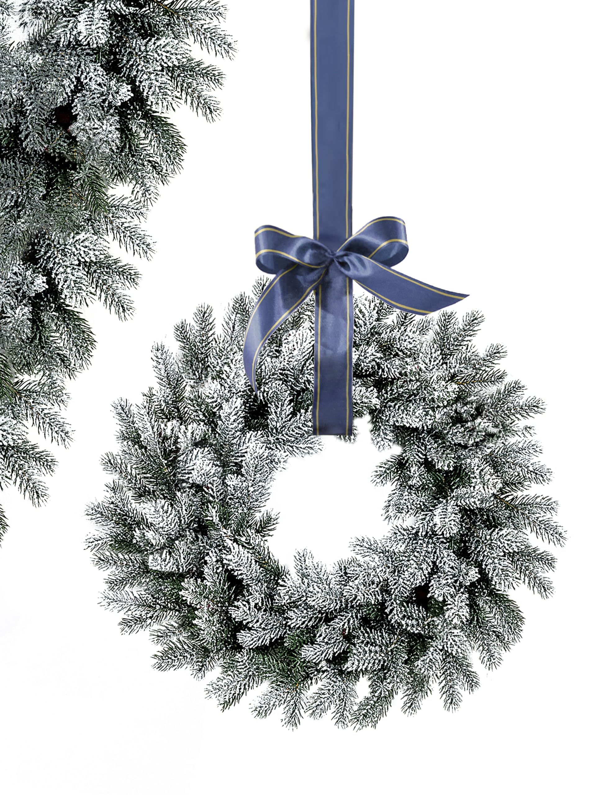 evexmas-altair-tannenkranz-beschneit-45-cm-pe image 1