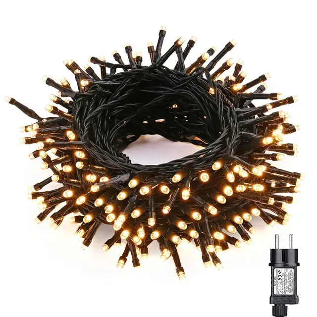 nexvin-christmas-lights-lichterkette-20m-200-led-warmwei image 1