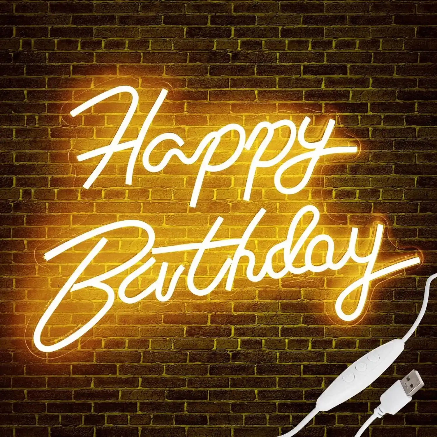 gresonic-led-lichterkette-happy-birthday-neonschild-usb-warmwei image 3