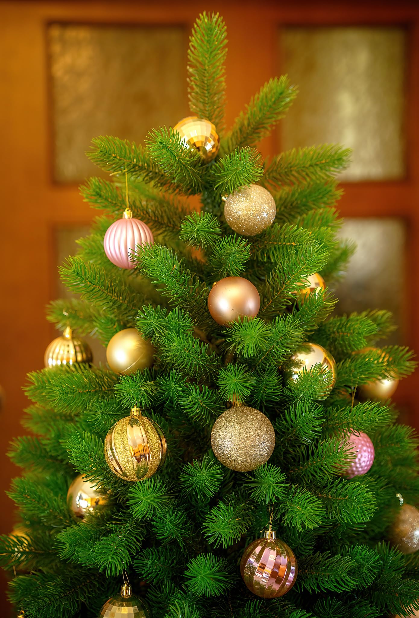 evexmas-zubeh-r-christbaumkugeln-60tlg-gold-rosa-6-7cm image 6