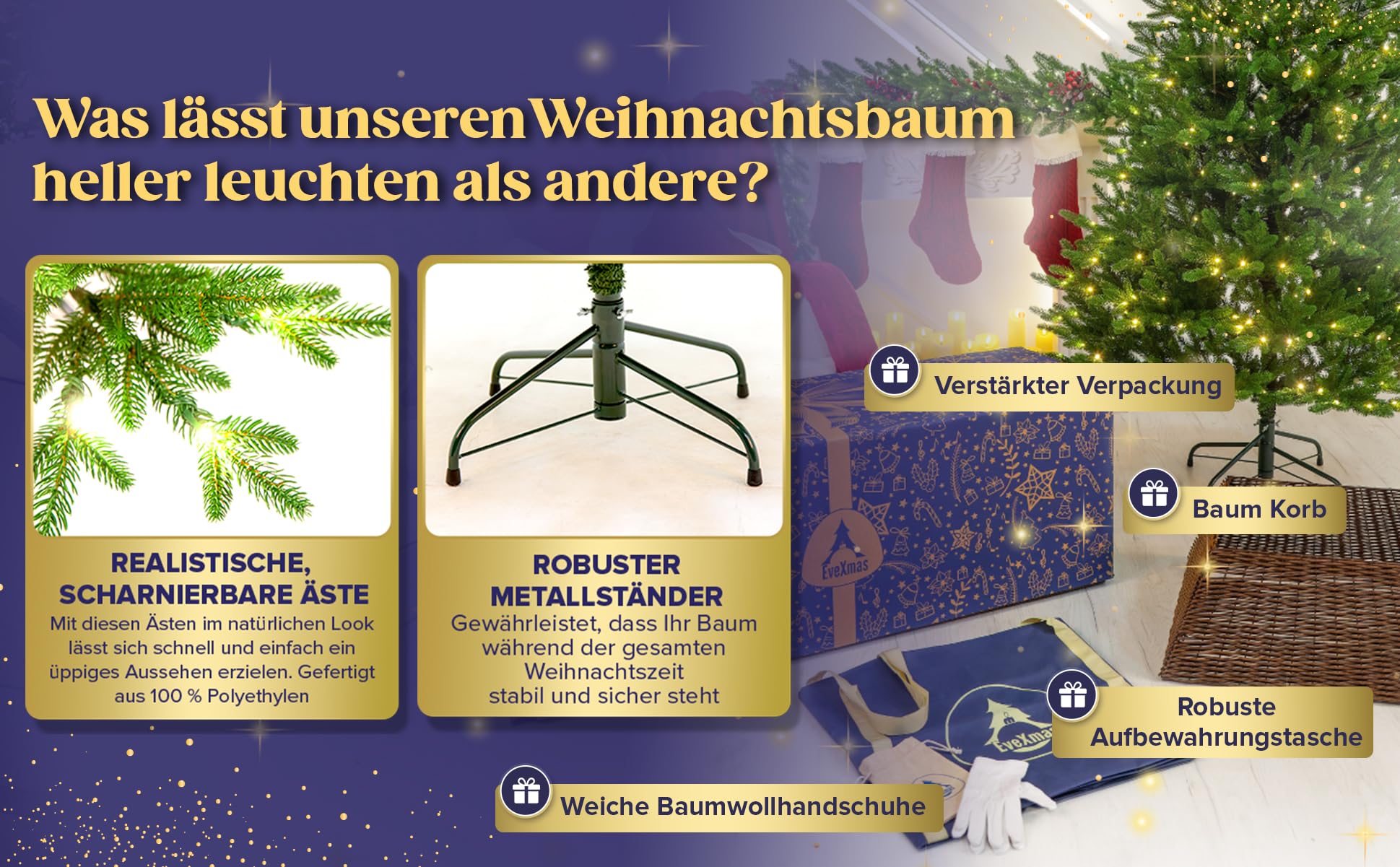 evexmas-adele-weihnachtsbaum-185cm-320-led-warmwei image 3