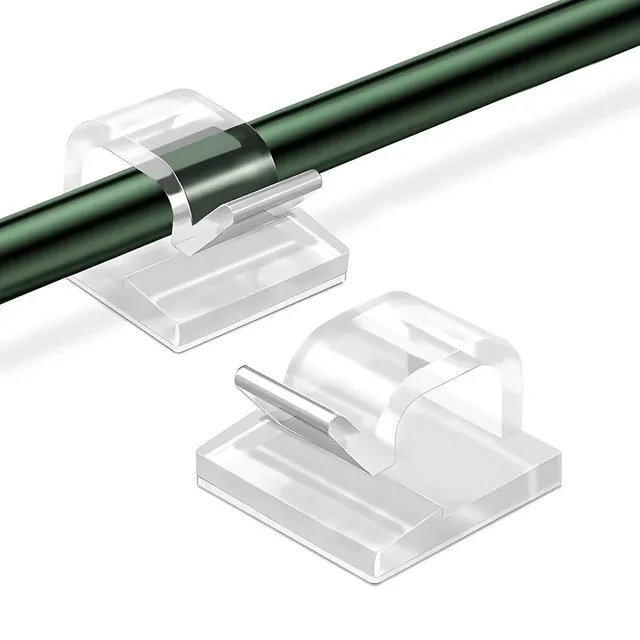 gresonic-zubeh-r-kabelhalter-120-clips-transparent-selbstklebend image 1