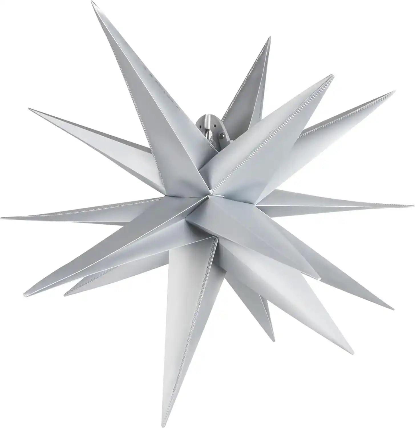 gresonic-weihnachtsstern-lichterkette-silber-10-led-60cm image 1