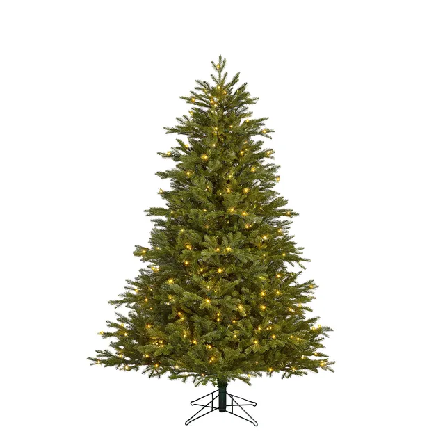 black-box-trees-cottage-weihnachtsbaum-mit-led-215-cm-warmwei image 1