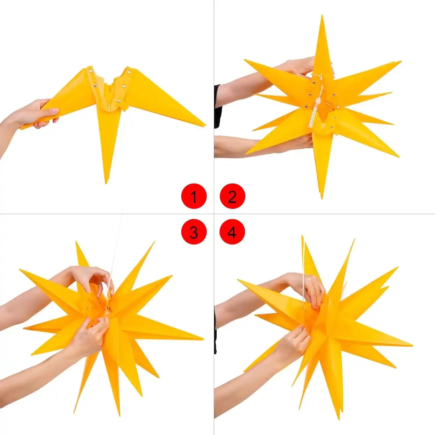 gresonic-weihnachtsstern-lichterkette-10-led-gold-35-cm image 3