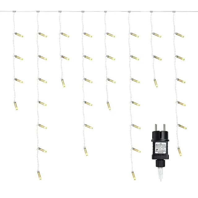 gresonic-eisregen-lichterkette-200-led-15m-warmwei-strombetrieben image 1