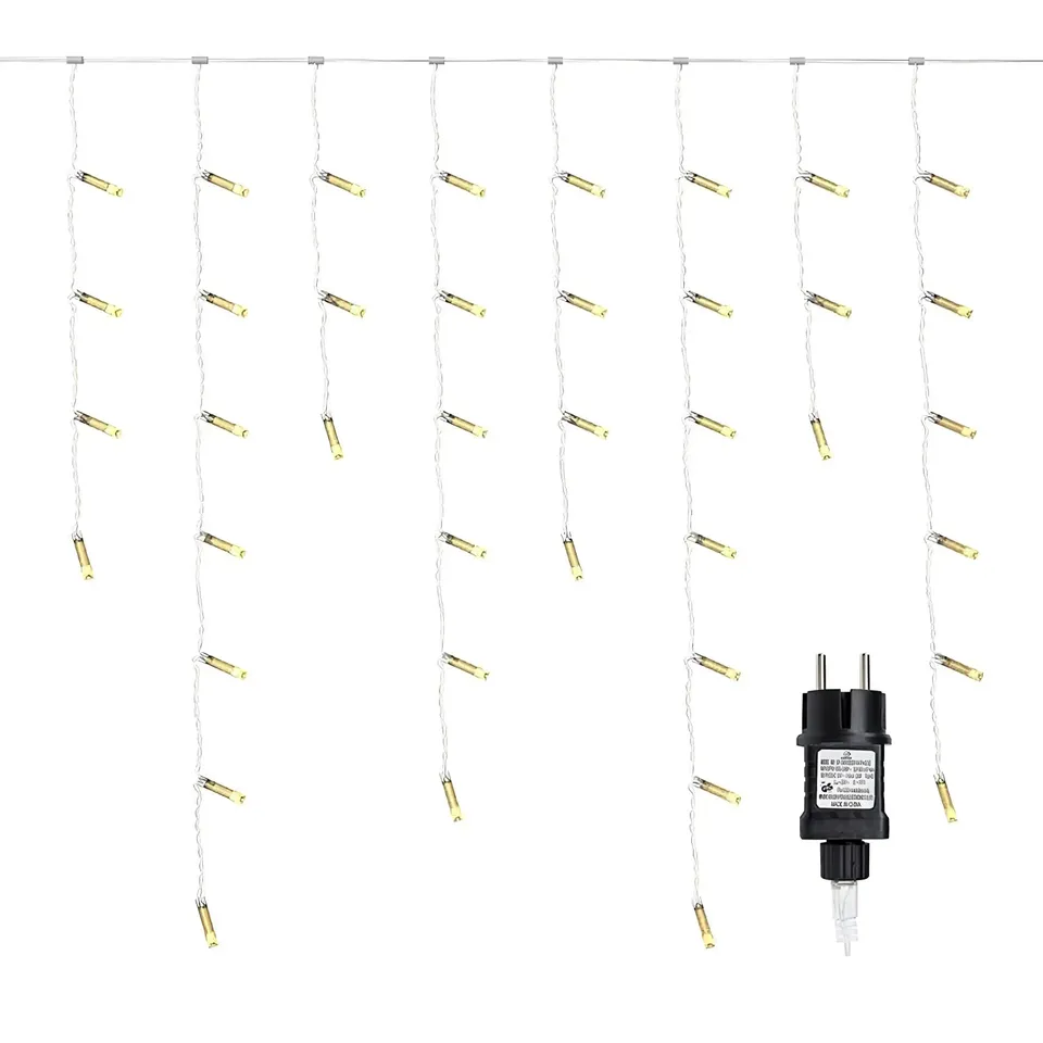 gresonic-eisregen-lichterkette-400-led-warmwei-20m image 1