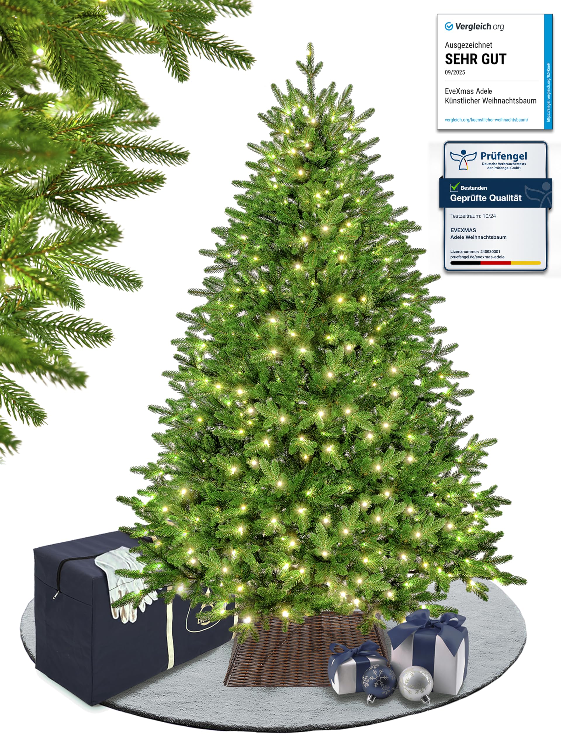 evexmas-adele-weihnachtsbaum-185cm-320-led-warmwei image 1
