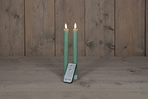 anna-s-collection-led-kerzen-jade-gr-n-2er-set-23cm-wachs image 4