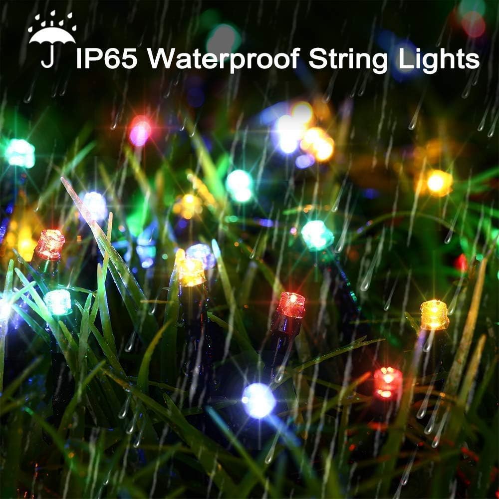 nexvin-christmas-lights-lichterkette-solar-20-m-200-led-bunt image 2