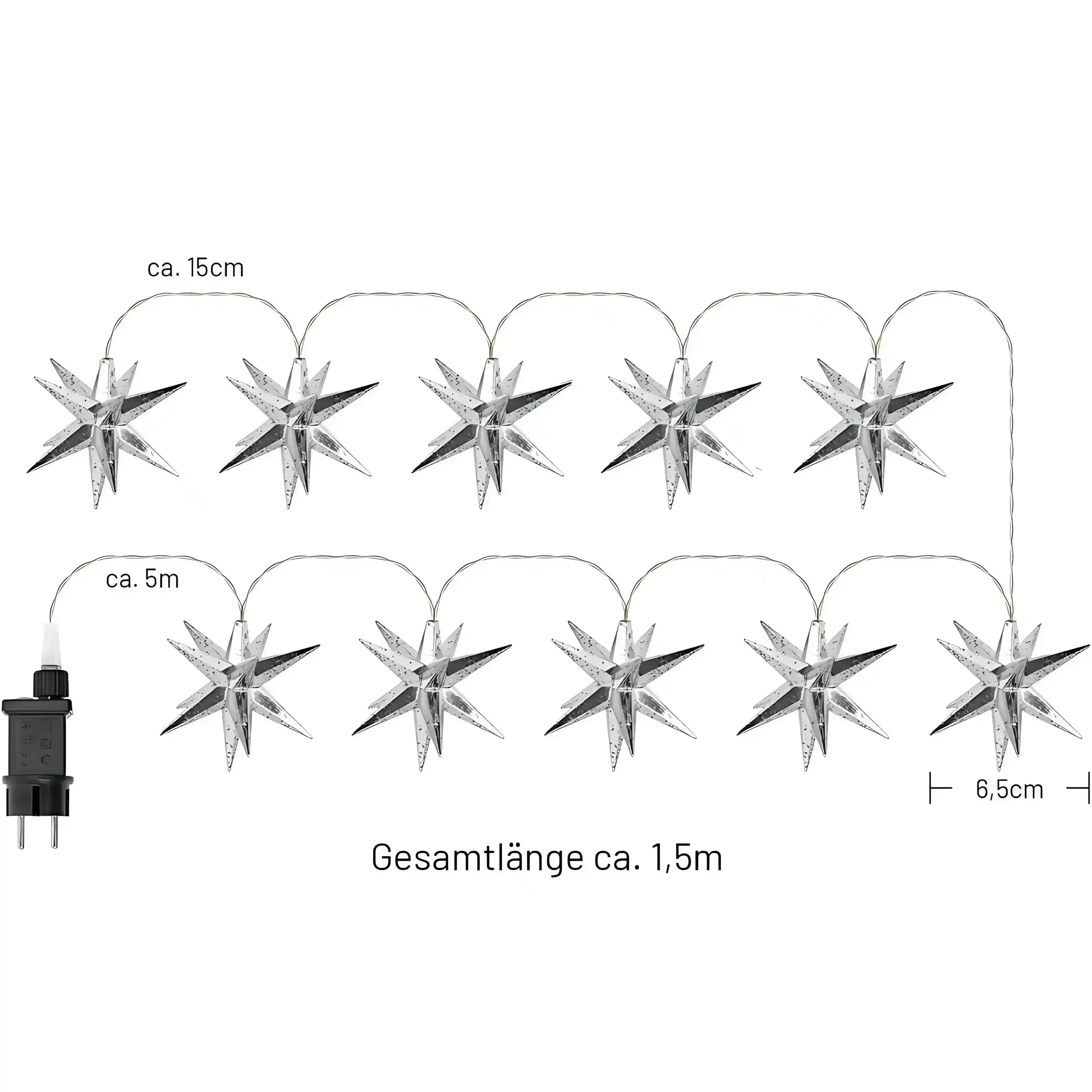 gresonic-weihnachtsstern-lichterkette-10er-6-5cm-silber-led image 4