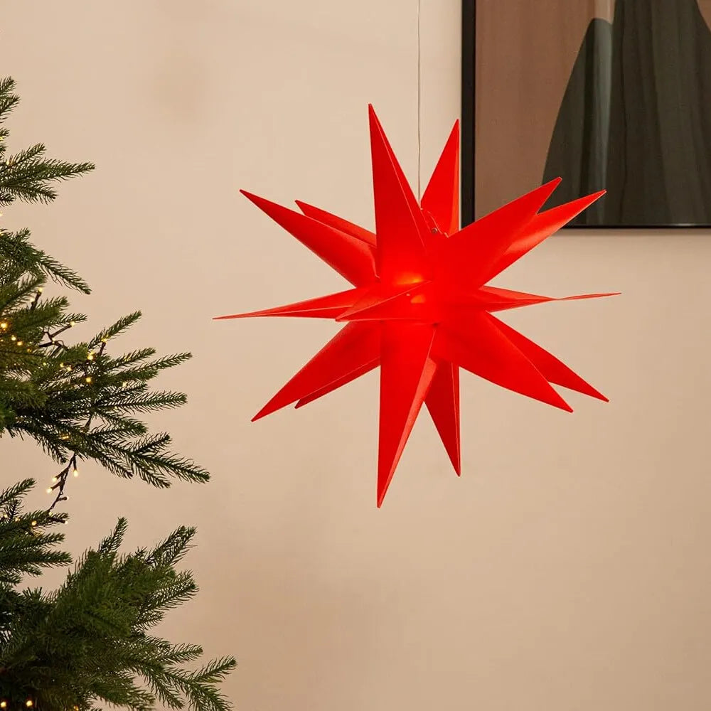 gresonic-weihnachtsstern-lichterkette-rot-10-led-35cm-batterie image 1