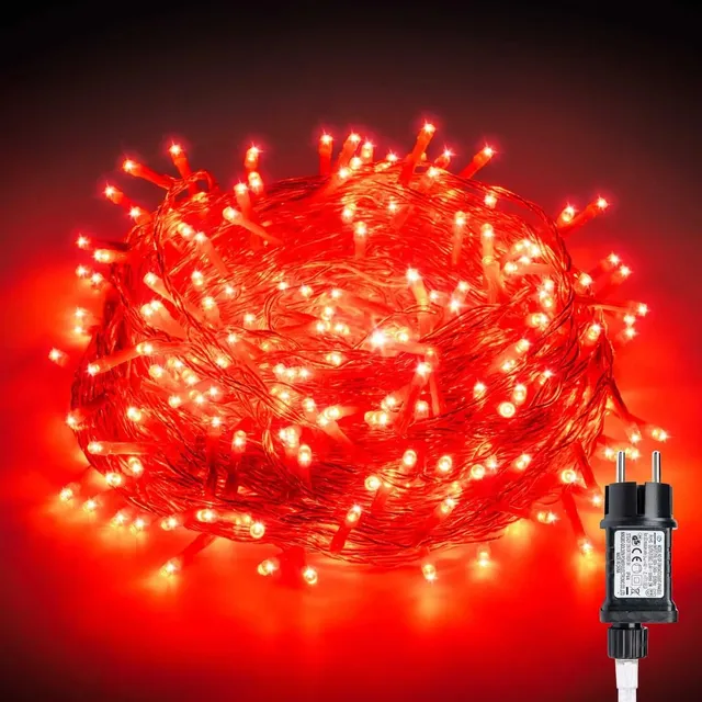 gresonic-bunt-led-lichterkette-100-led-rot-halloween-strombetrieben image 1
