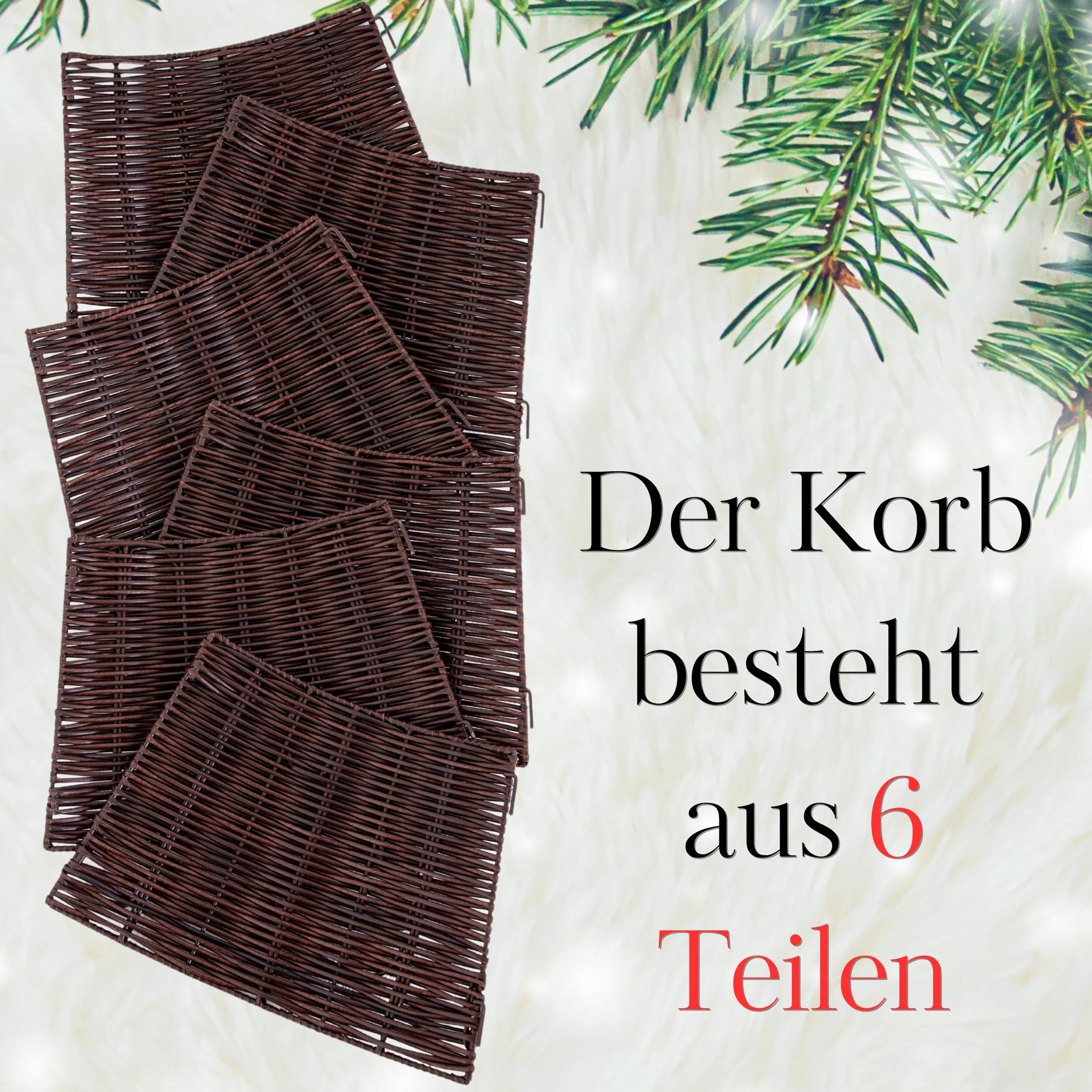 evexmas-zubeh-r-baumrock-66-cm-braun-geflochten-faltbar image 4
