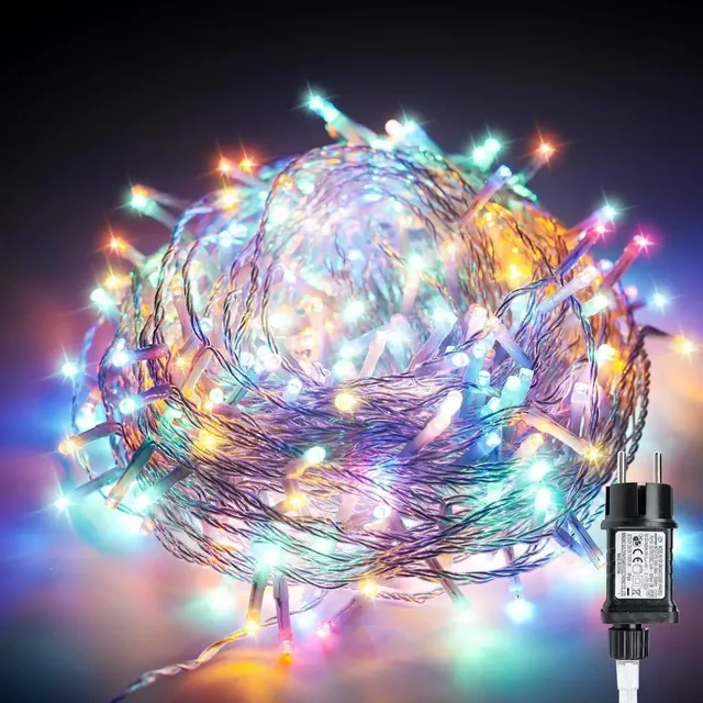 gresonic-led-lichterkette-100-led-mit-stecker-strombetrieben image 1