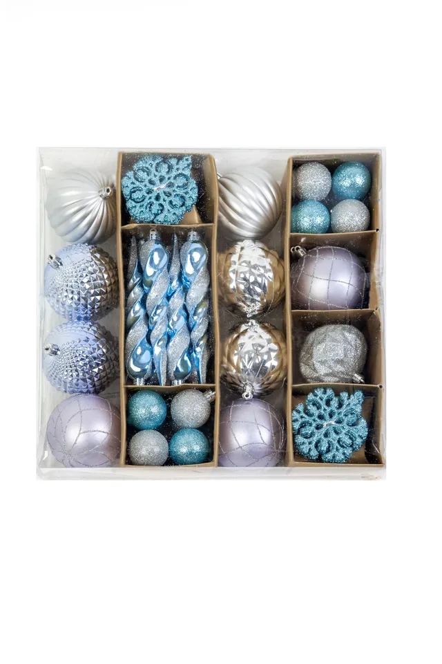 evexmas-zubeh-r-christbaumkugeln-50tlg-blau-silber-4-8cm image 1