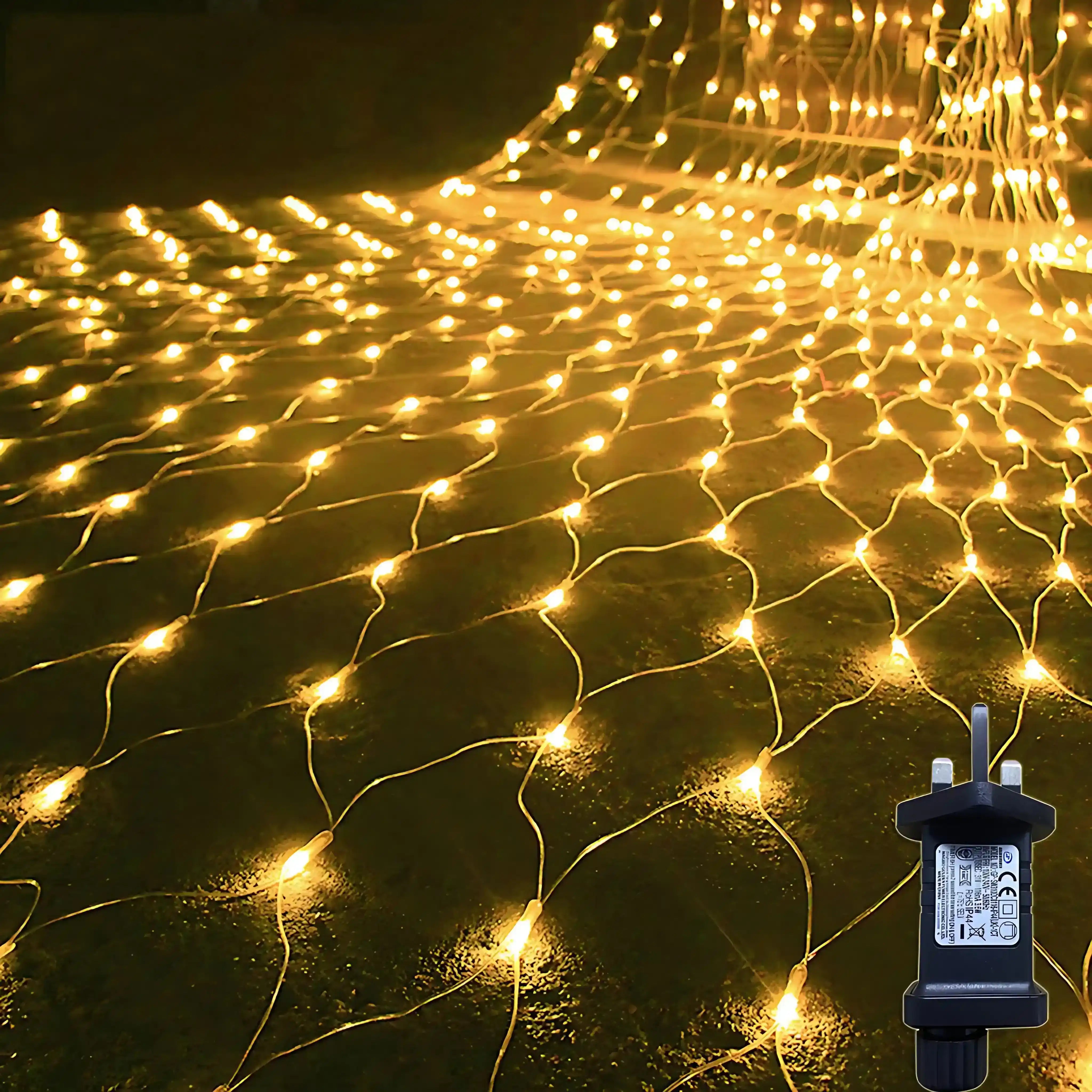 gresonic-led-lichternetz-240-led-warmwei-strombetrieb image 3