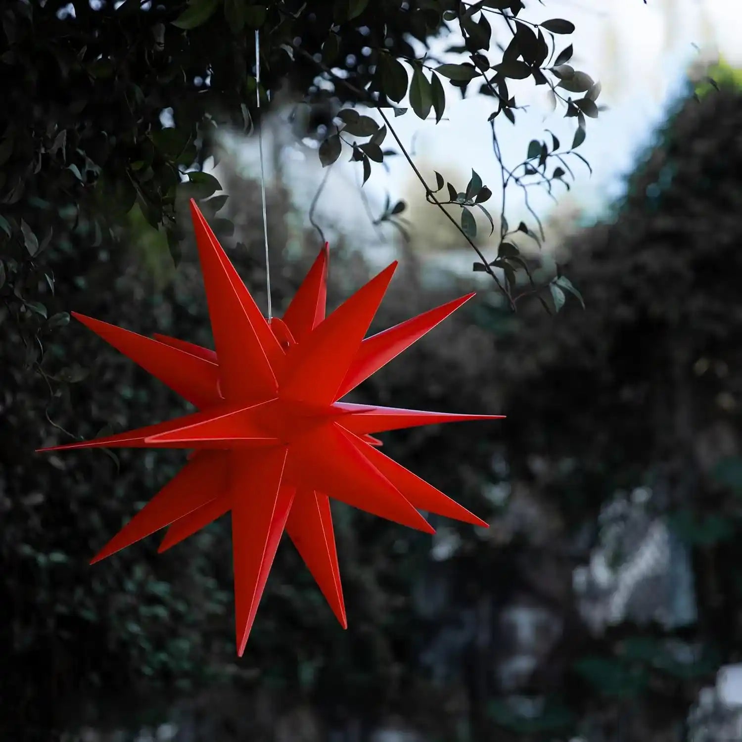 gresonic-weihnachtsstern-lichterkette-rot-10-led-35cm-batterie image 3
