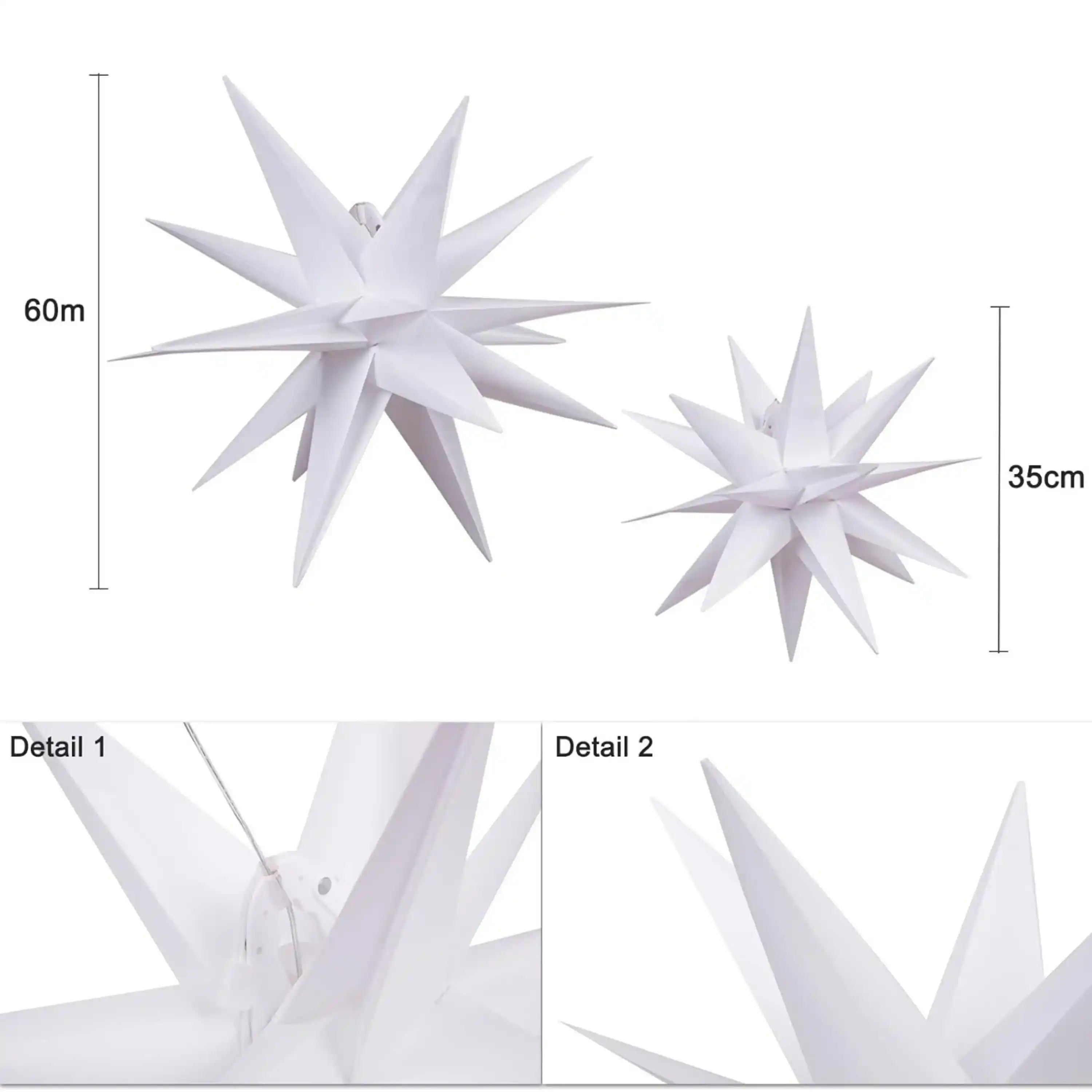 gresonic-weihnachtsstern-lichterkette-silber-10-led-60cm image 4